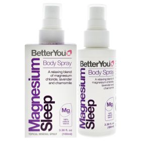 Magnesium Sleep Body Spray by BetterYou for Unisex - 3.38 oz Body Spray