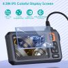 Industrial Endoscope Camera 1080P 4.3In Colorful IPS Screen 8mm IPX7 Waterproof Digital Snake Camera