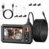 Industrial Endoscope Camera 1080P 4.3In Colorful IPS Screen 8mm IPX7 Waterproof Digital Snake Camera