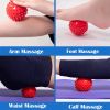 Hedgehog Massage Ball Spiky Peanut Ball Stress Reflexology Trigger Point Massage Balls for Arm Leg Back Feet Hand Muscle Massage